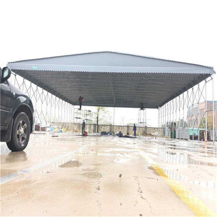 淄博周村生产工地雨棚 推拉式遮阳棚与工地帐篷的实用指南